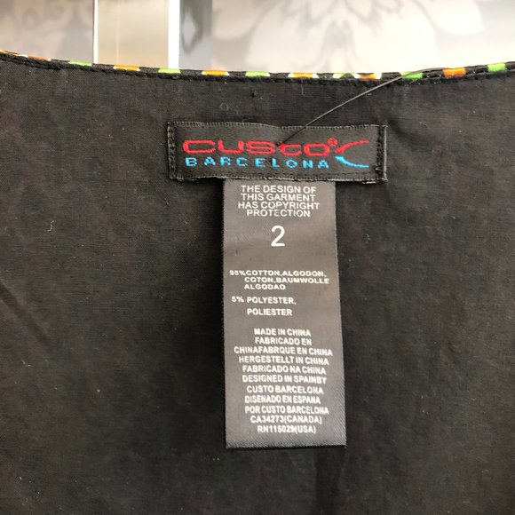 CUSTCO BARCELONA Sheer Cotton Print Dress - Picture 4 of 7